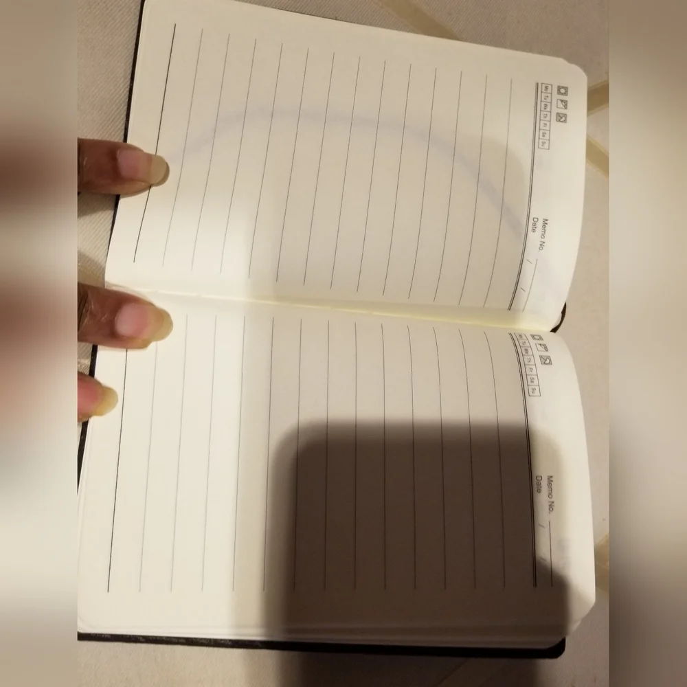 'Thank You Sometimes You Forget...' Gray and Gold Floral Journal